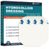 Cardinal Health Thin Hydrocolloid Dressings - 4" x 4" & Oval Spot Sizes