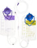 Cardinal Health Kangaroo ePump/Joey Feeding Set with ENFit Connector, Flush Set 500 mL
