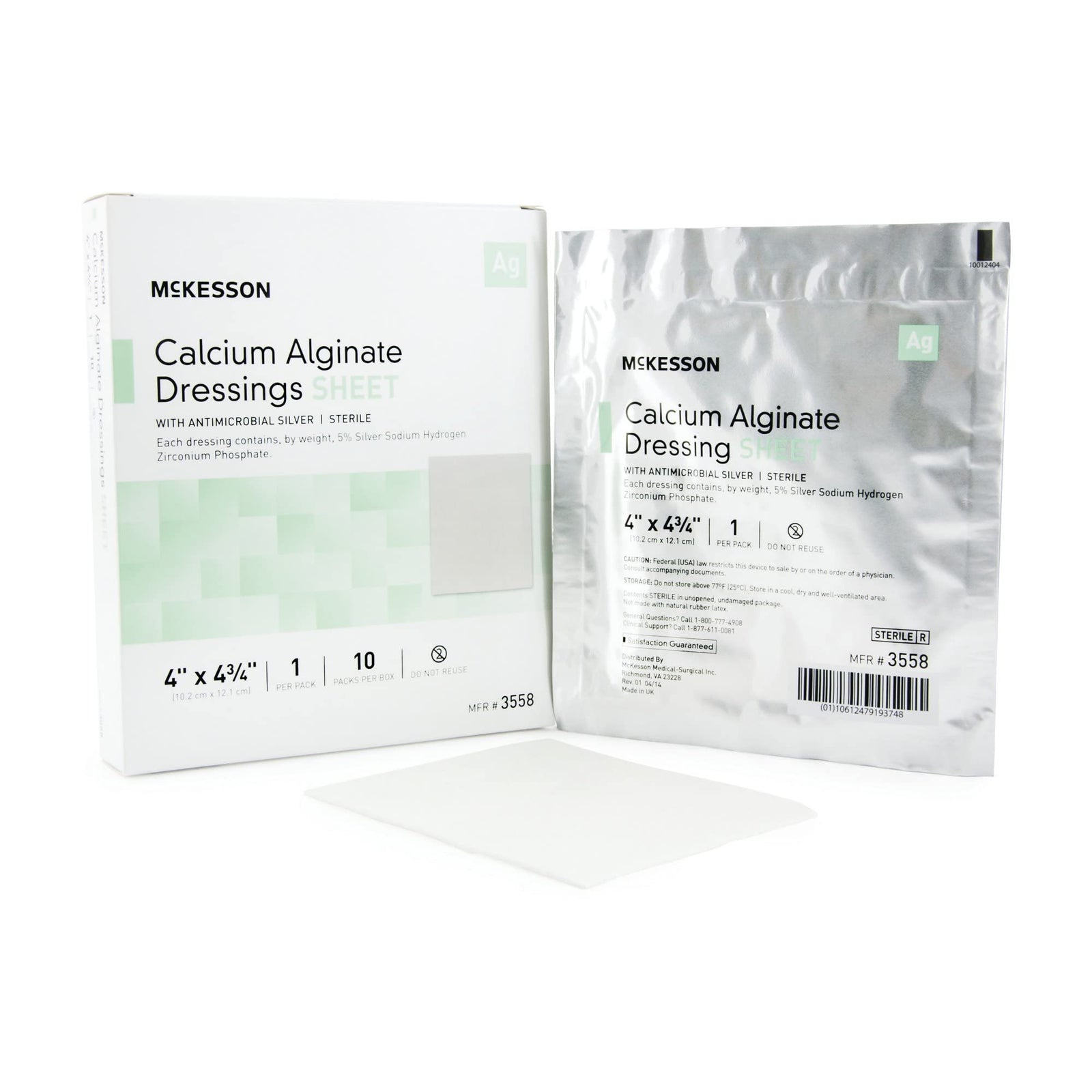 Argentum Medical Antimicrobial Silver Calcium Alginate Dressing