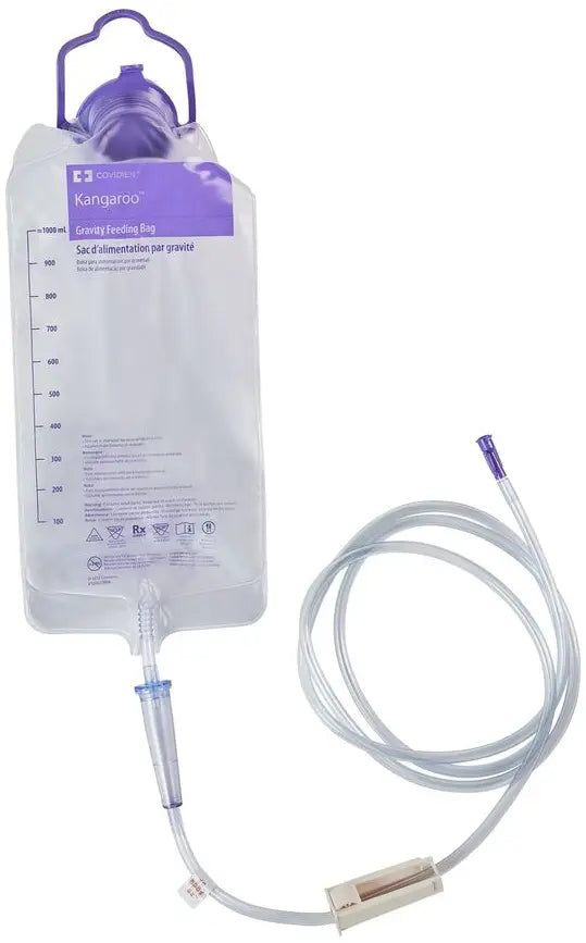 Cardinal Health Large Bore Enteral Feeding Gravity Set with ENFit Connector, 1,000 mL