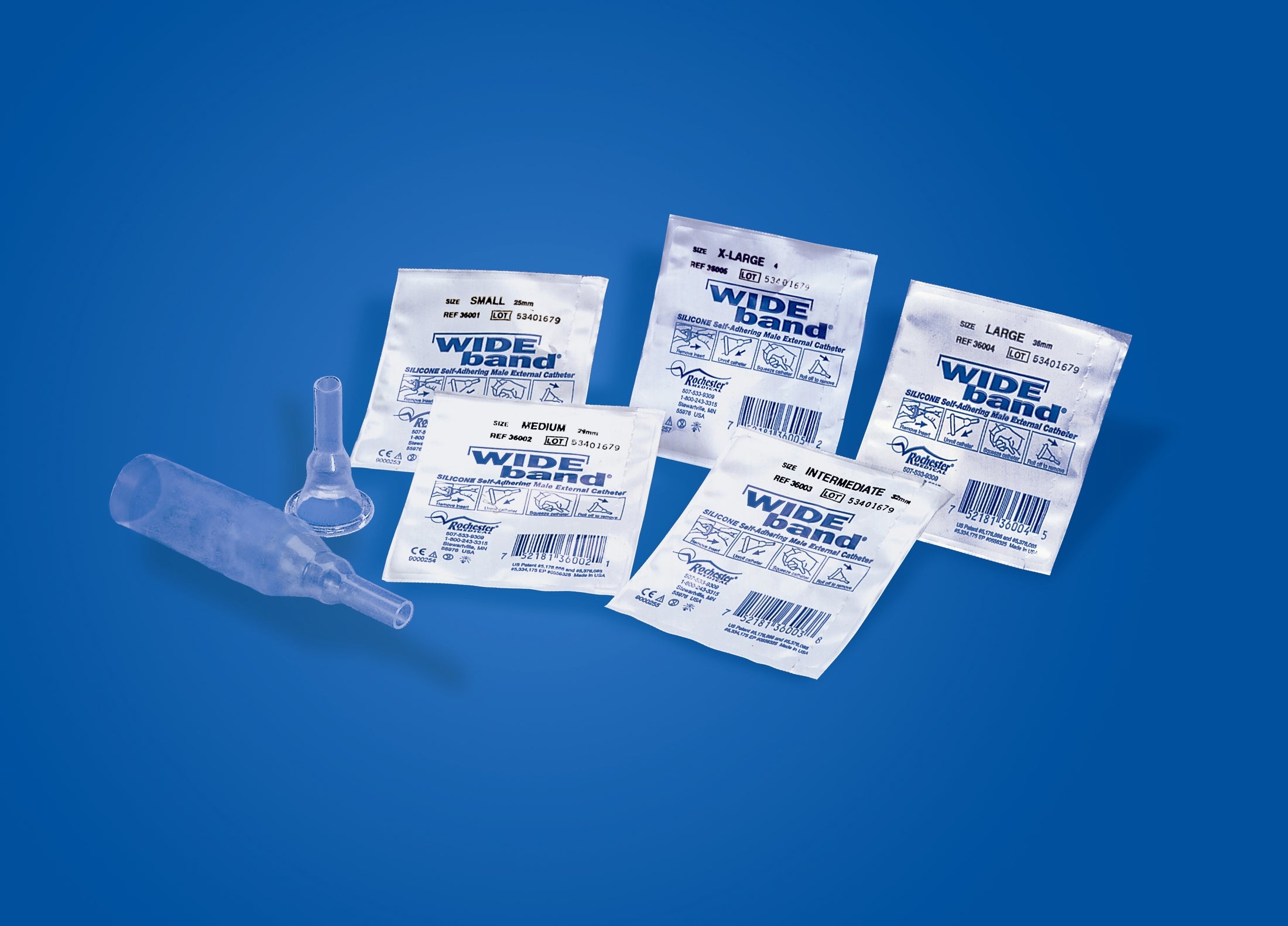 Bard Wide Band Male External Catheter