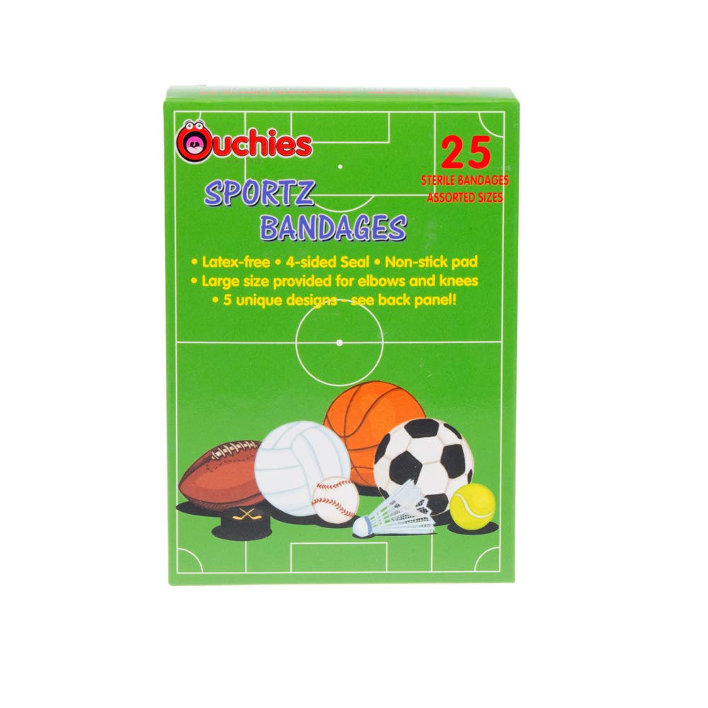 Ouchies Sportz Adhesive Bandages for Kids