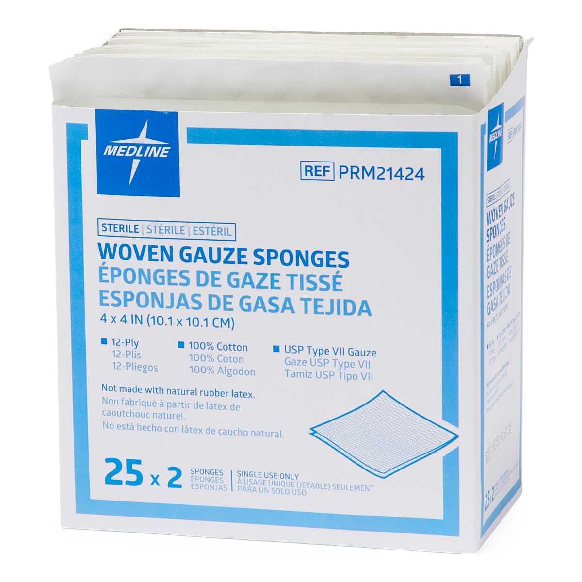 Cardinal Health Dermacea Woven Gauze Sponge 4x4 Inch