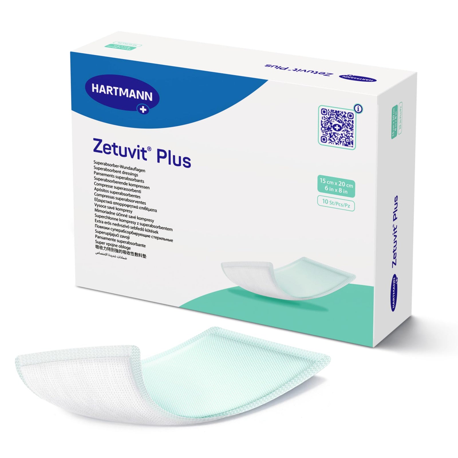 Hartmann Zetuvit Plus Non-Border Superabsorbent Wound Dressing