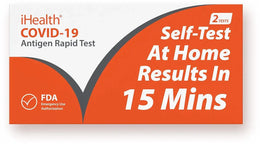 iHealth COVID-19 Antigen Rapid Self-Test (2 tests)