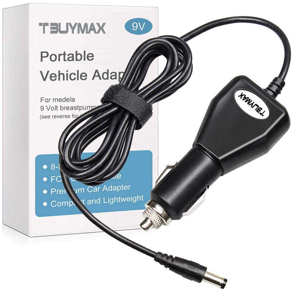 Medela 9V Vehicle Lighter Adaptor for Pump In Style Breast Pumps