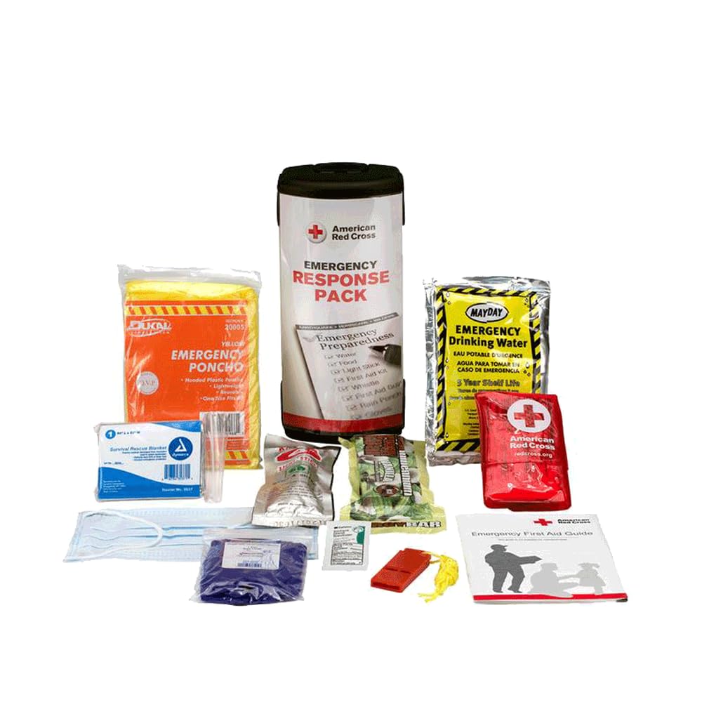 American Red Cross Deluxe Auto First Aid Kit - 99 Piece Emergency Preparedness Kit