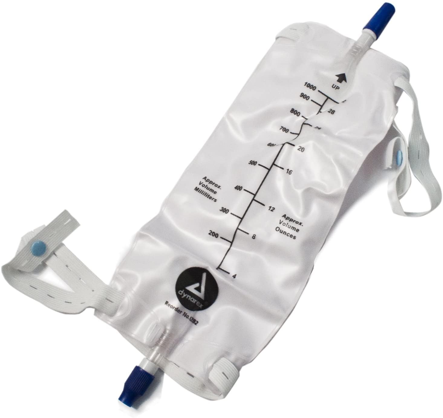 Dynarex Sterile Urinary Leg Bag, Large 1000ml with Valve