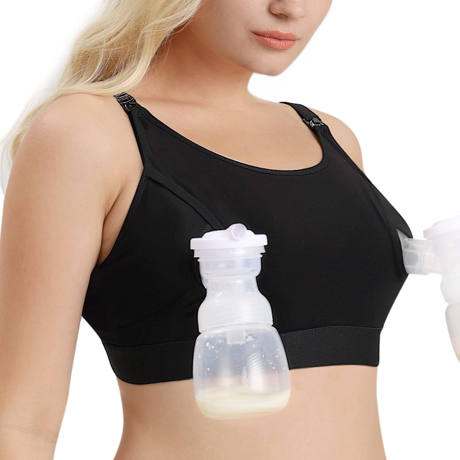 Momcozy 2 IN 1 Hands-Free Pumping and Nursing Bra