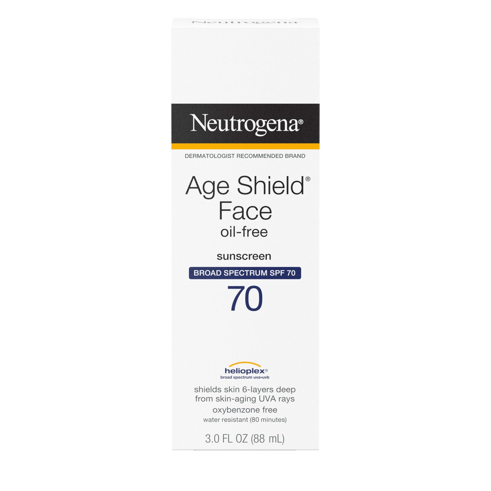 Neutrogena Age Shield Face Sunblock Lotion SPF 70, 3 oz