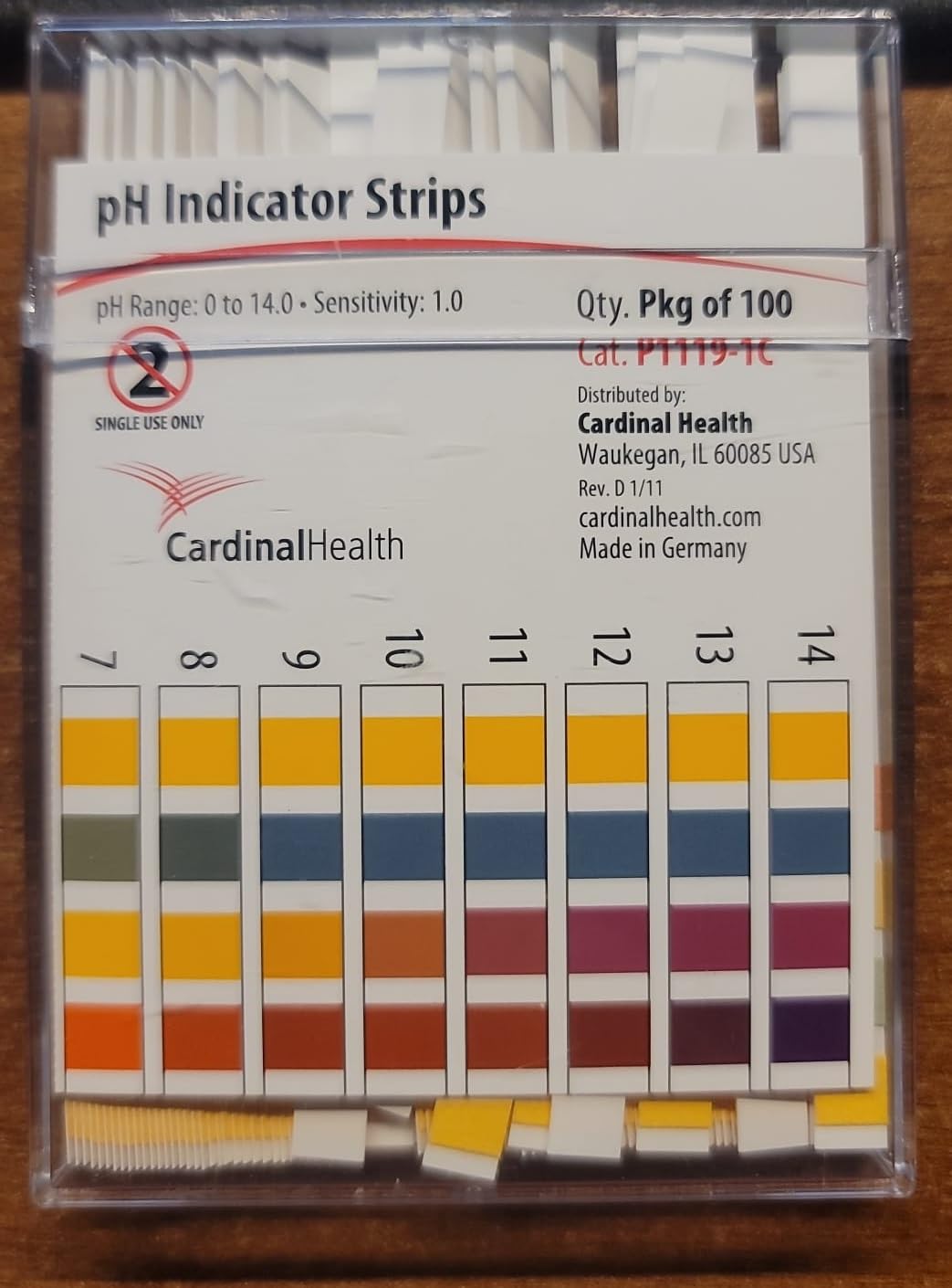 Cardinal Health pH Indicator Strip