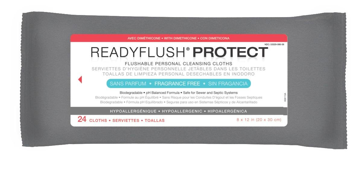 Medline ReadyFlush Protect Biodegradable Flushable Wipes