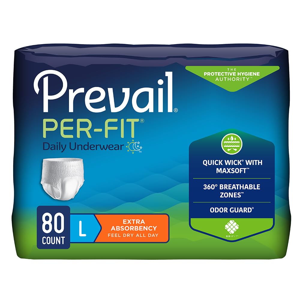 First Quality Prevail Per-Fit Adult Protective Underwear