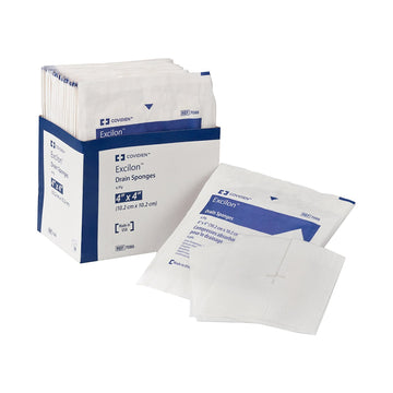 Cardinal Health Excilon Sterile Drain Sponge 4