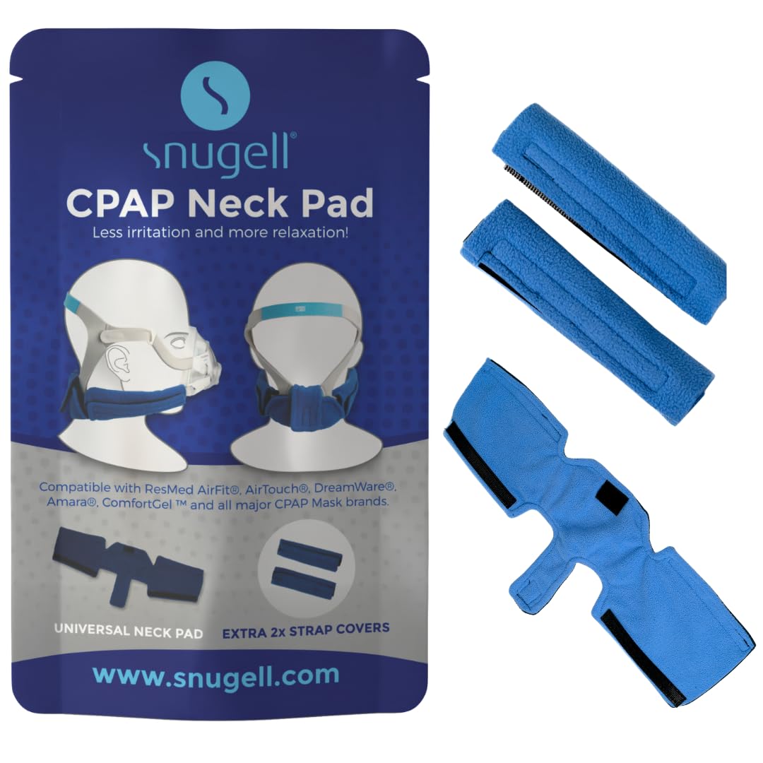 Snugell CPAP Neck Pad and Headgear Strap Covers Set