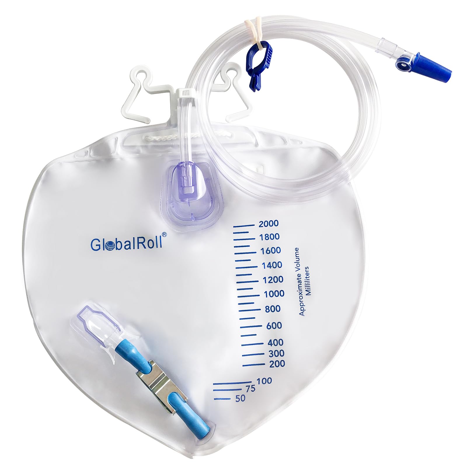 Medline Drainage Bag with Anti-Reflux Tower