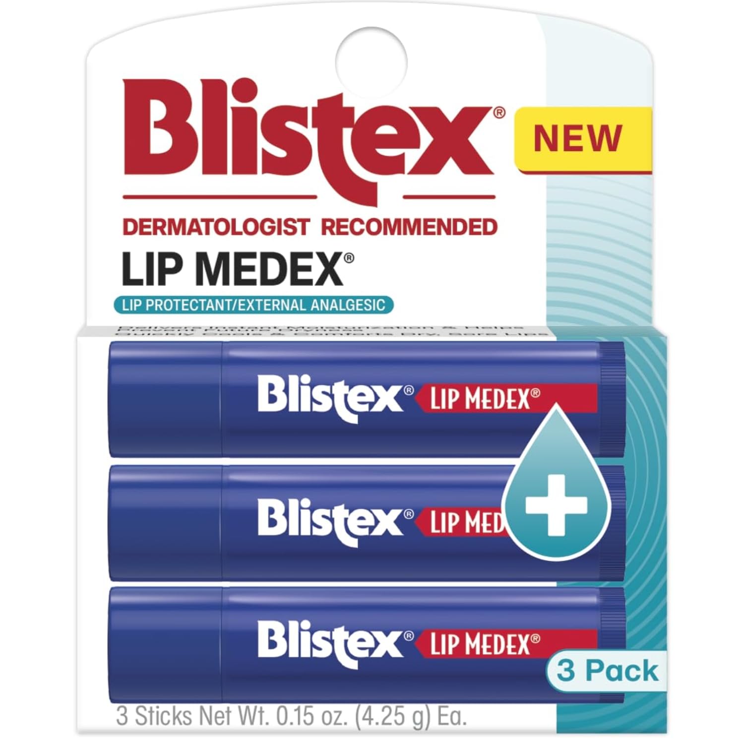 Blistex Medicated Lip Balm SPF 15, .15 oz