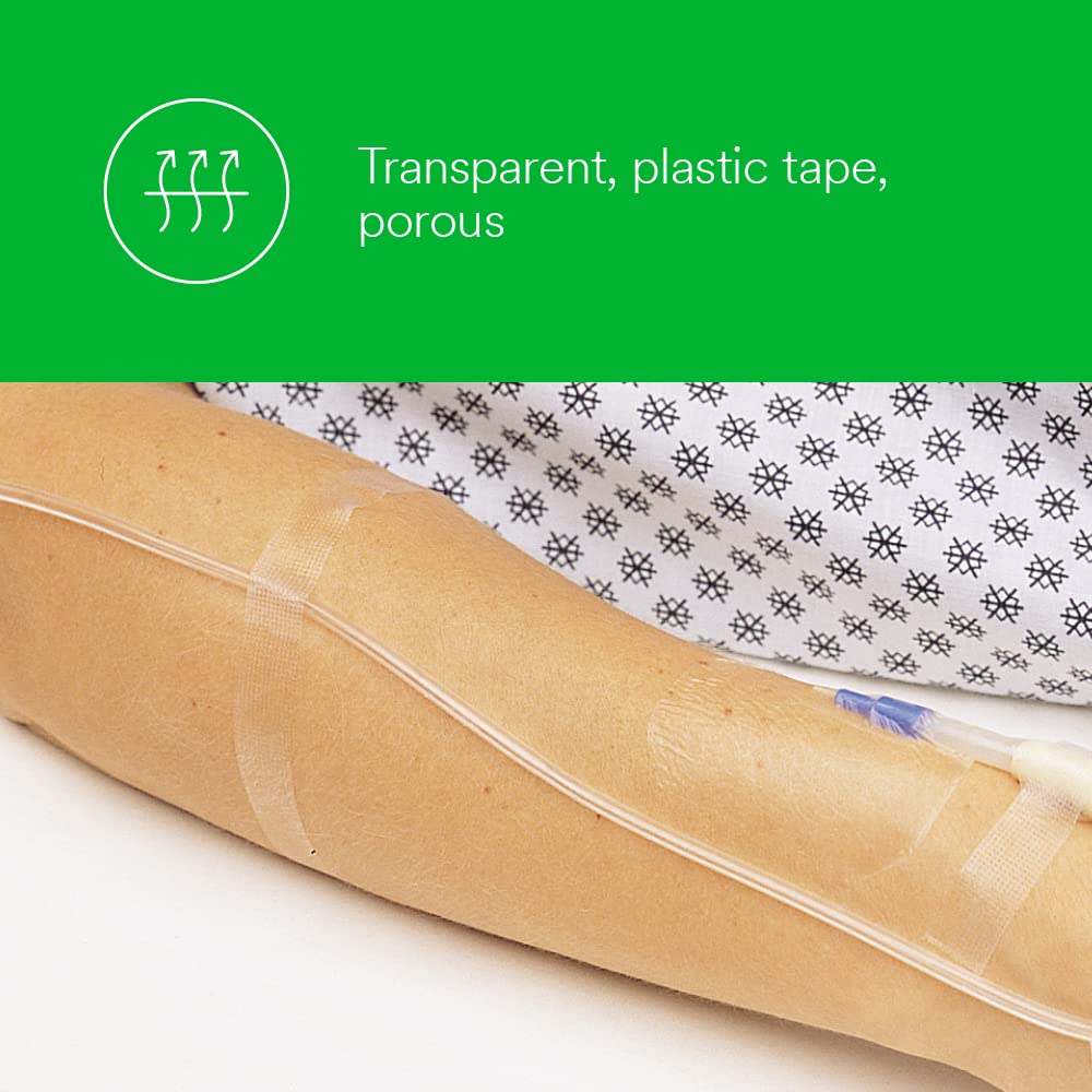 Solventum 3M Transpore Hypoallergenic Porous Plastic Surgical Tape
