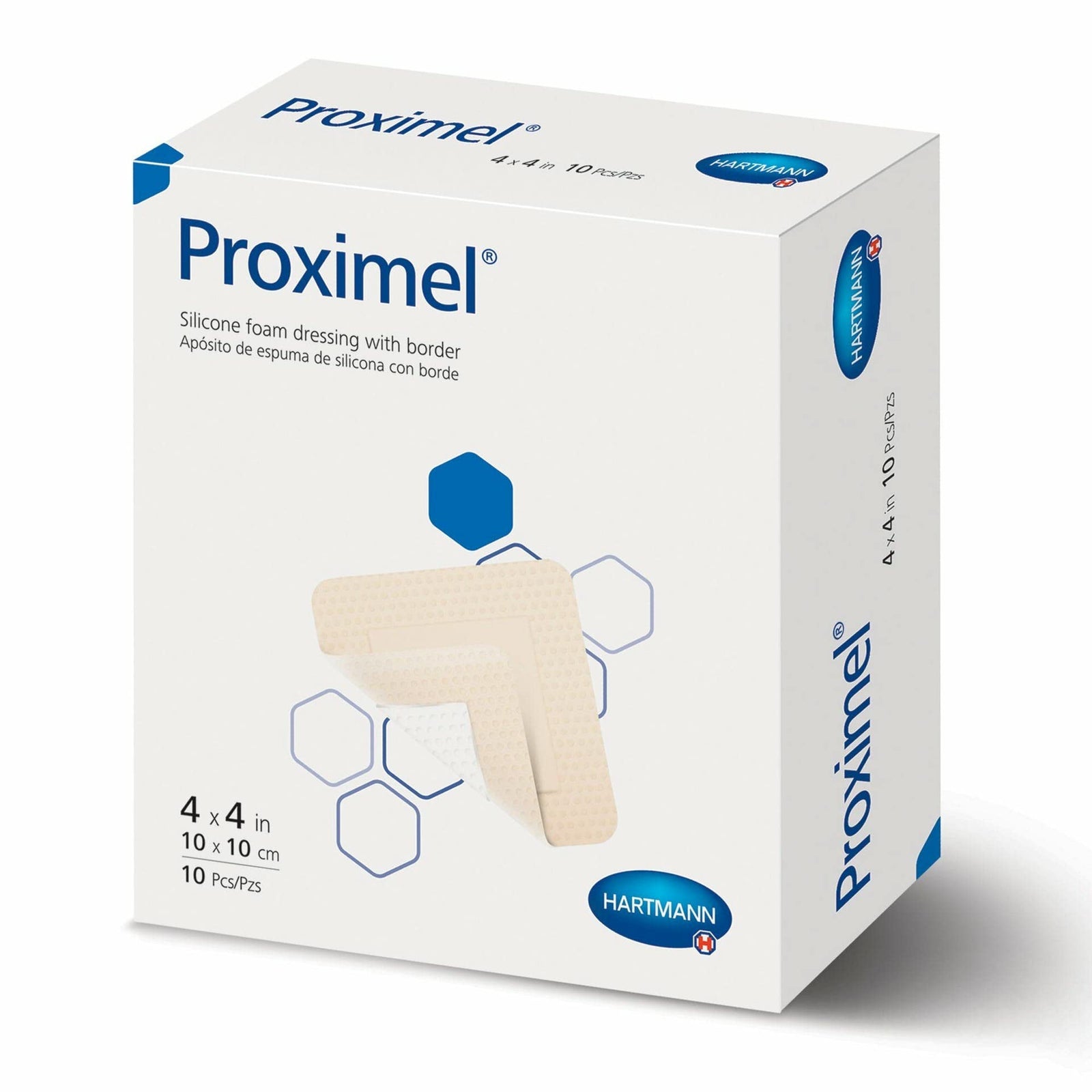 Hartmann Proximel Ag Silicone Foam Dressing with Border