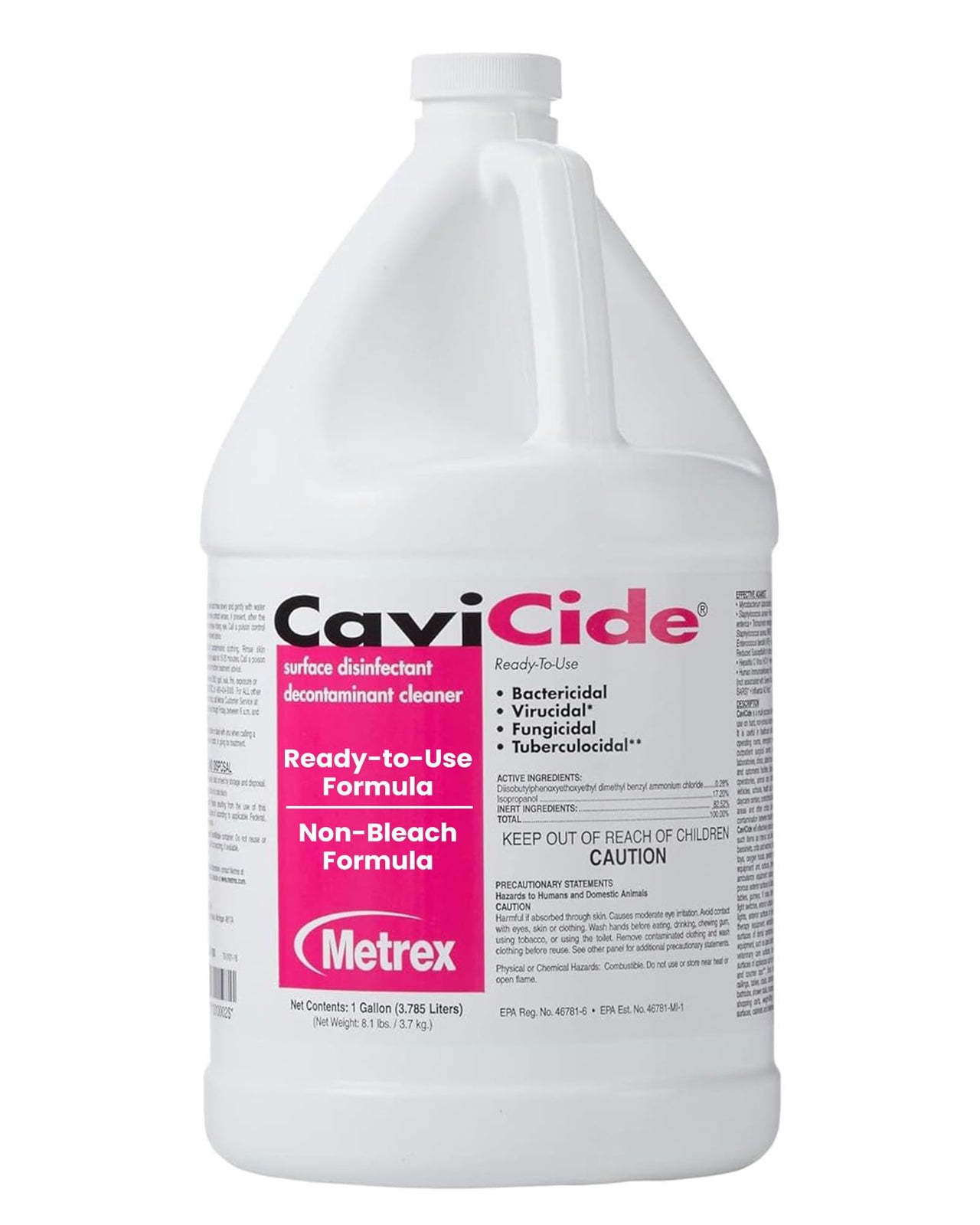 Medline CaviCide Surface Disinfectant/Decontaminant Cleaner, 1 Gallon