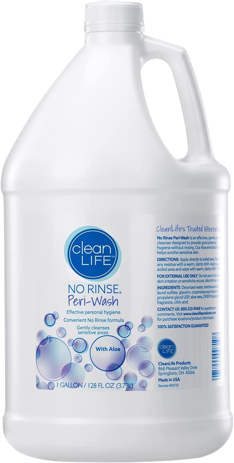 Cleanlife Products No Rinse Peri Wash