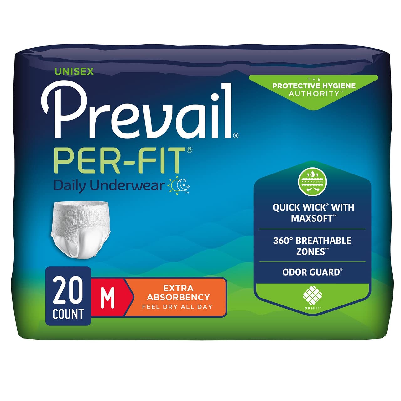Prevail Per-Fit Extra Absorbency Protective Underwear