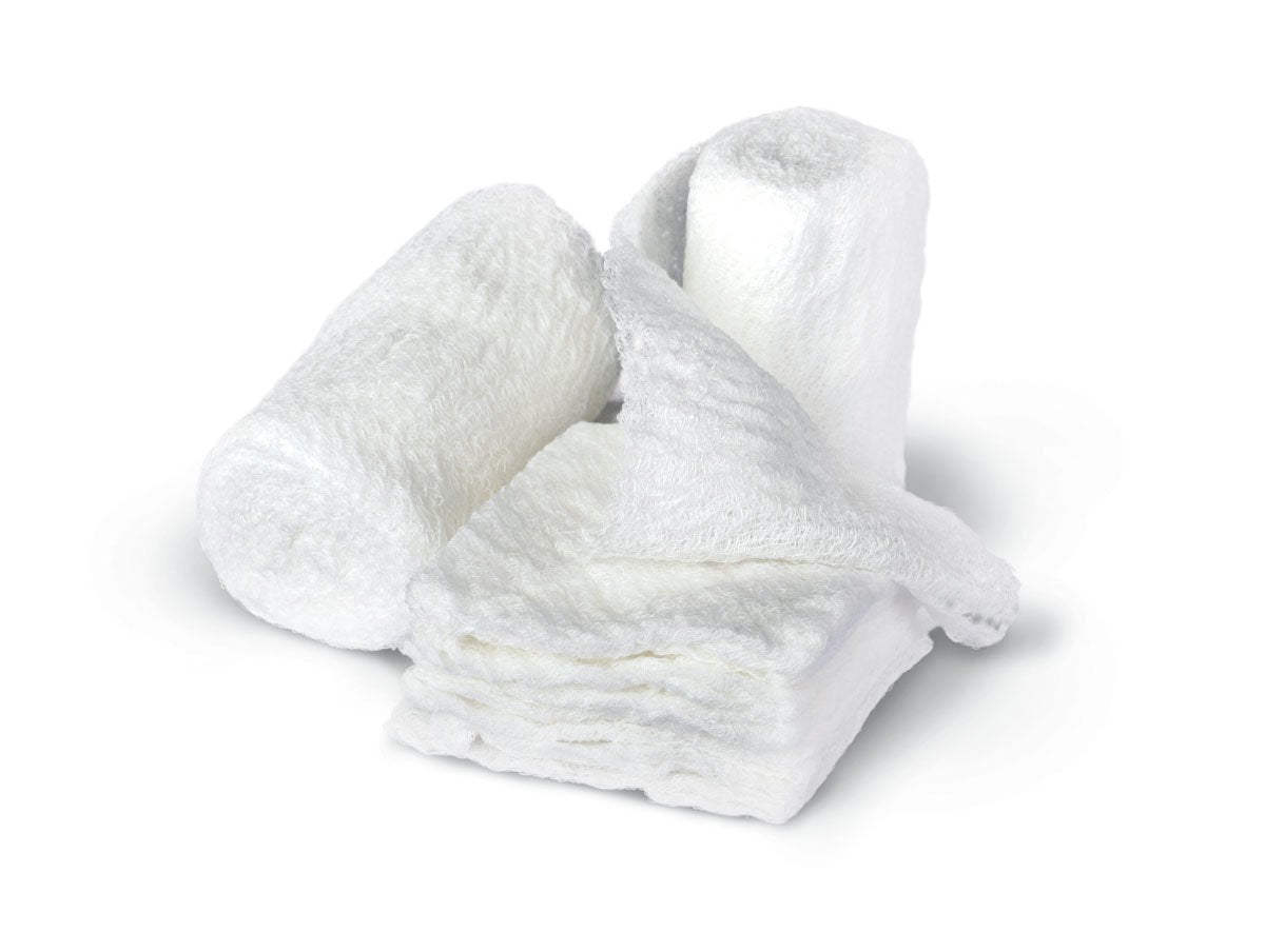 Medline Bulkee II Sterile Stretched Cotton Gauze Bandage, 2.25 in x 3 yd