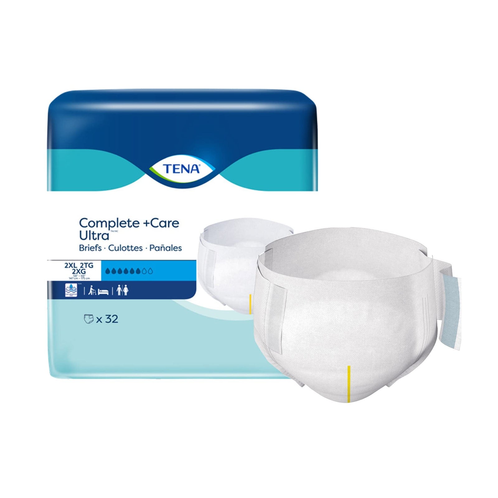 TENA Complete Ultra Brief Incontinence Undergarments