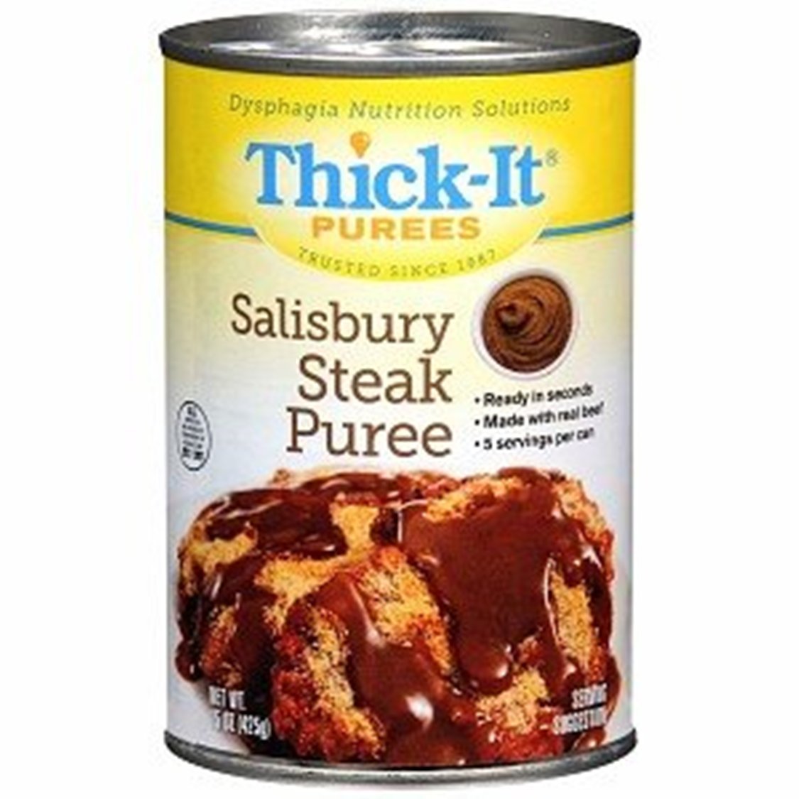 Thick-It Salisbury Steak Puree 15 oz Can