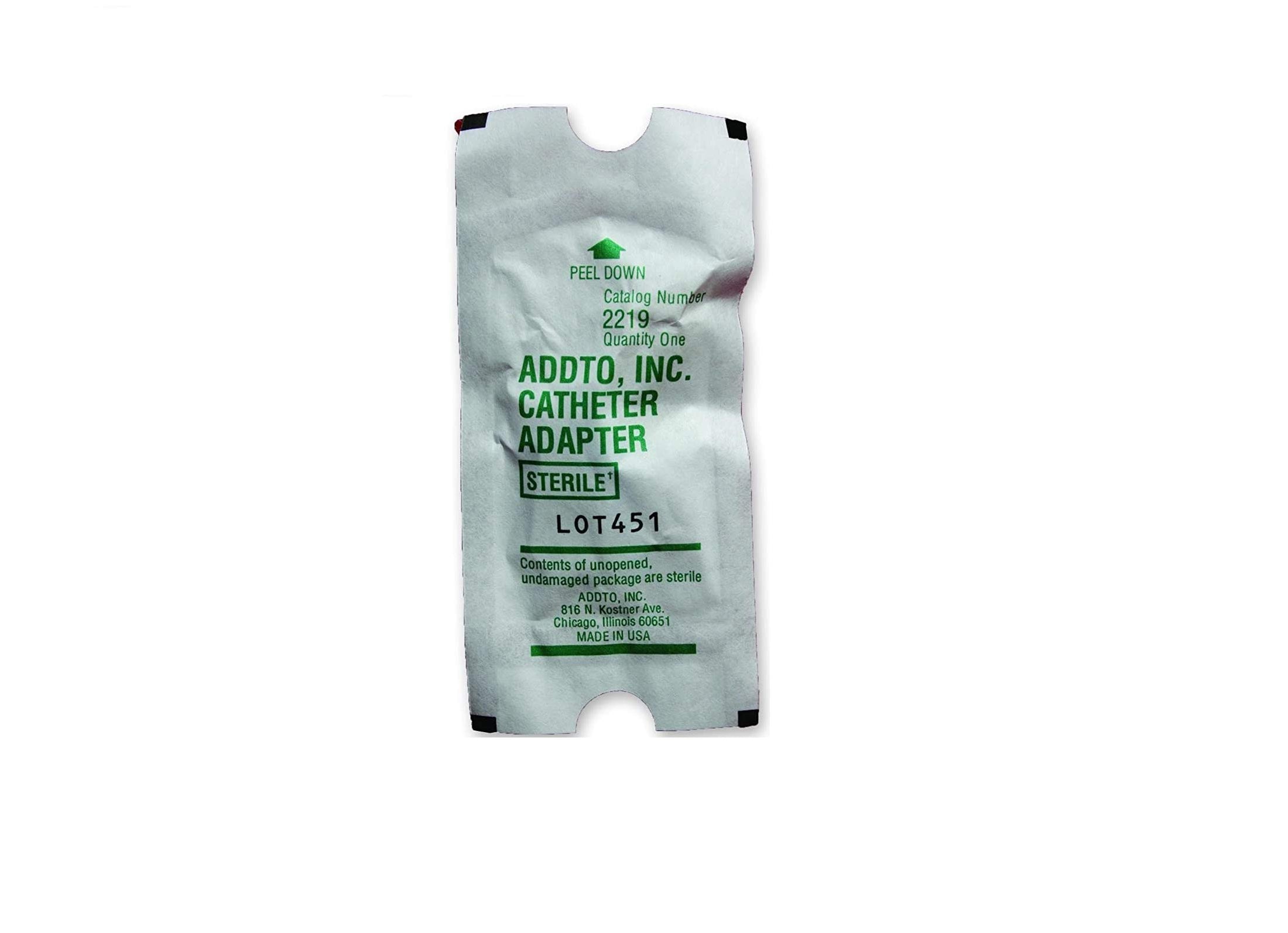 Addto Inc Catheter Syringe Adapter 11/32" Length
