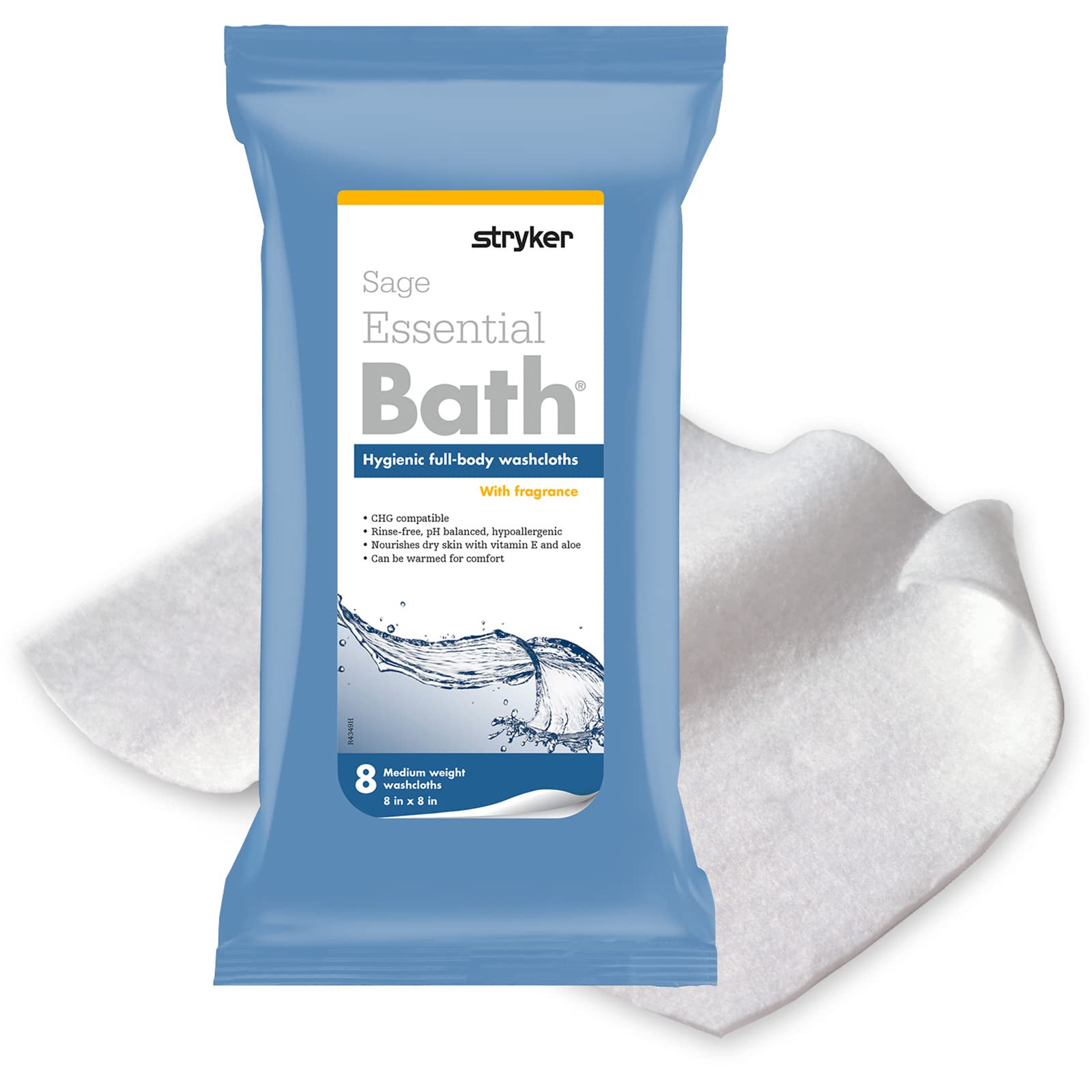 Stryker Bath Cleansing Washcloths