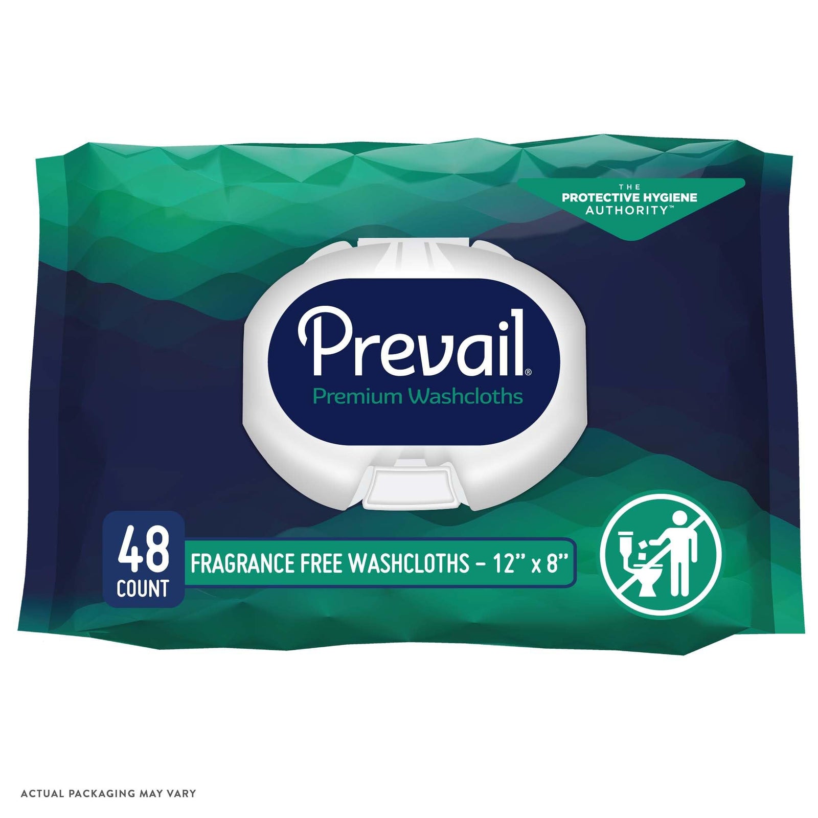 First Quality Prevail Disposable Adult Washcloth, 12" x 8"