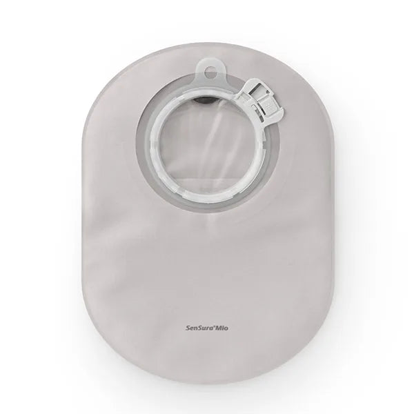 Coloplast SenSura Mio Click 2-Piece Closed Maxi Pouch with Inspection Window, 50 mm, Red, Opaque