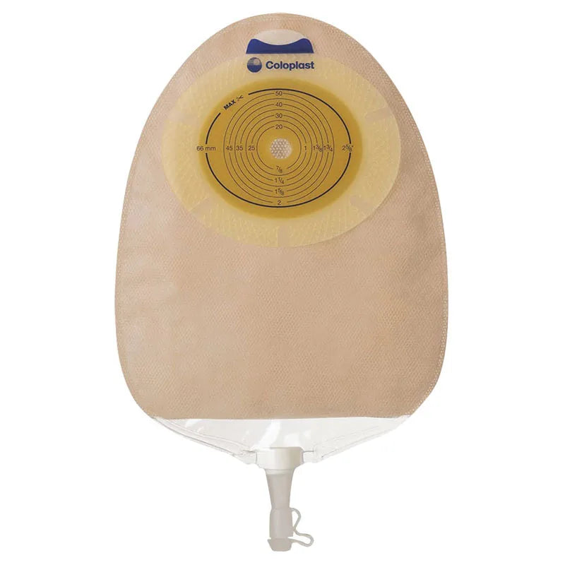 Coloplast SenSura 1-Piece Urostomy Pouch CTF 5/8–1-5/16 Inch, Transparent