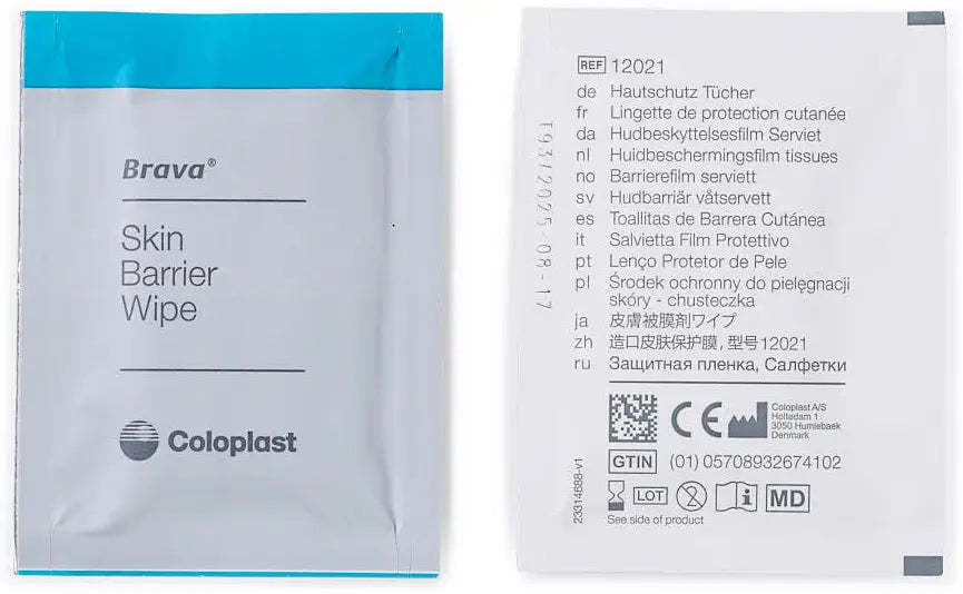 Coloplast Skin Barrier Wipes - Box of 30