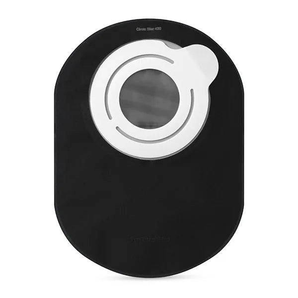 Coloplast SenSura Mio Flex Closed Pouch, Maxi, Black with Window and Filter