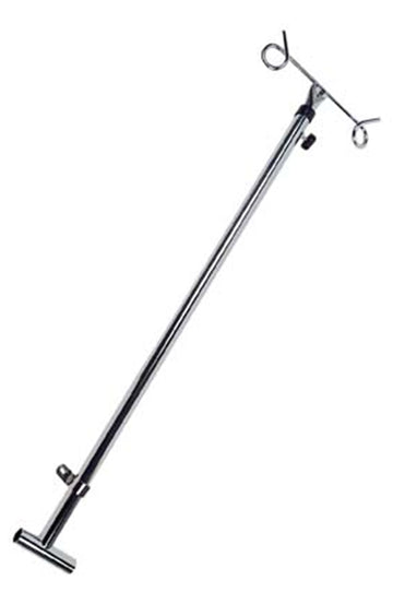 Telescoping IV Pole for Universal Wheelchair - Each