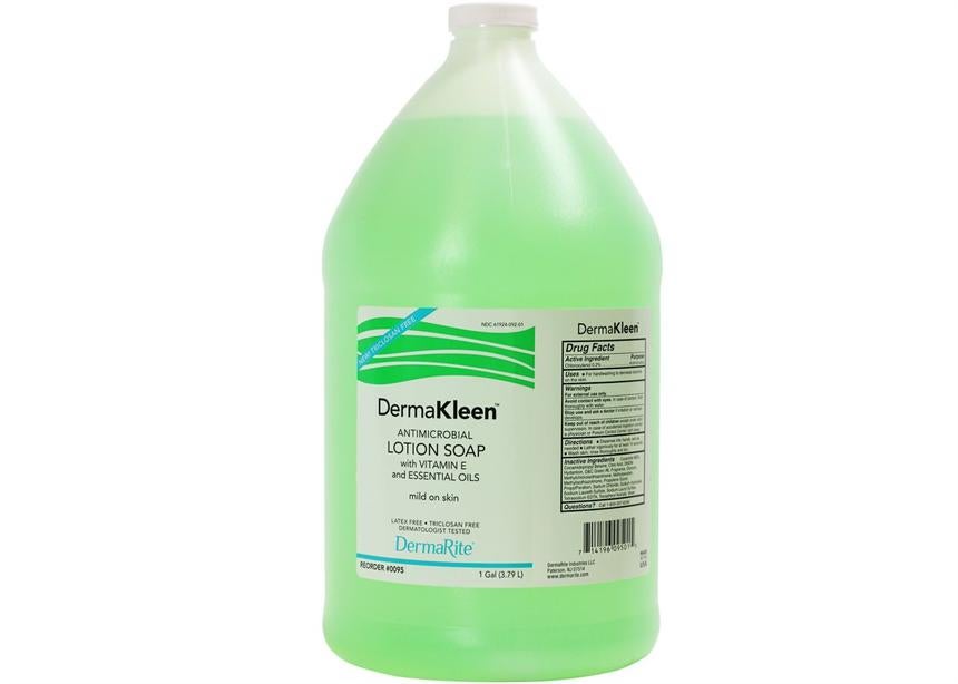 DermaRite DermaKleen Antimicrobial Lotion Soap, 1 Gallon