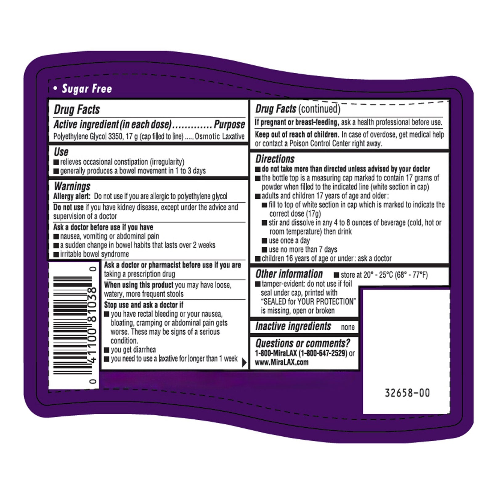 MiraLAX Laxative Powder