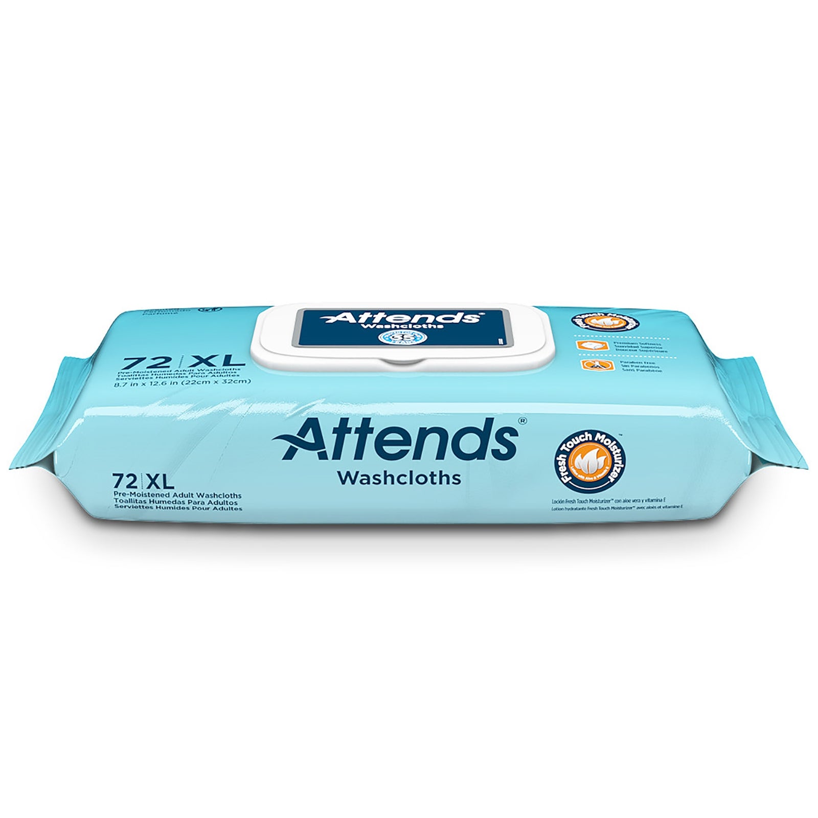 Attends Soft Pack Scented Personal Cleansing Wipes