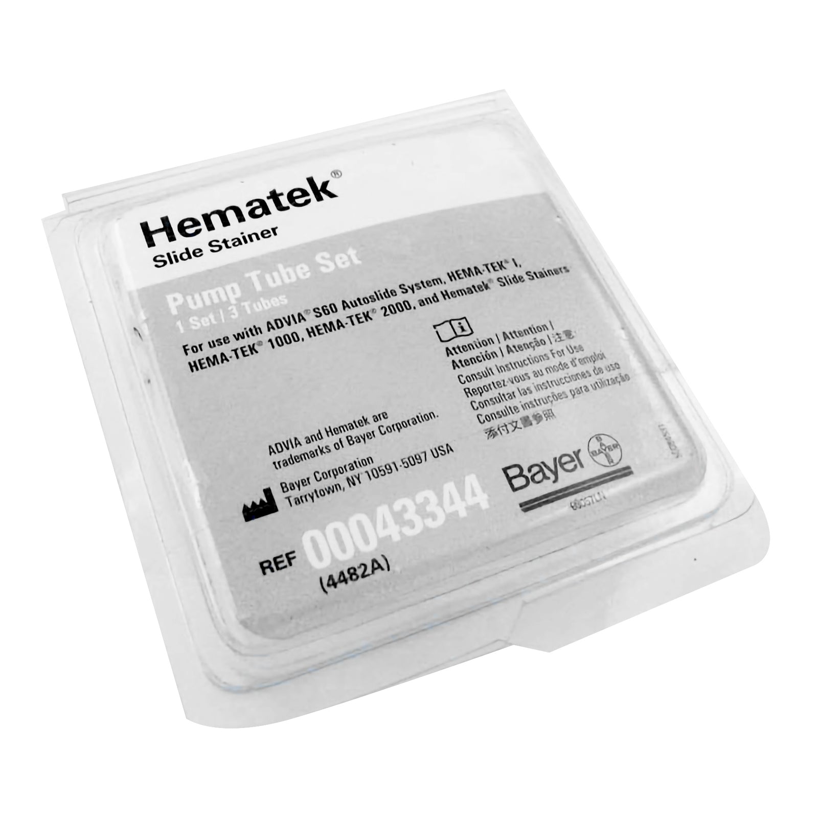 Hematek® Pump Tube Set for Hema-Tek Slide Stainer (1 Set / 3 Tubes)