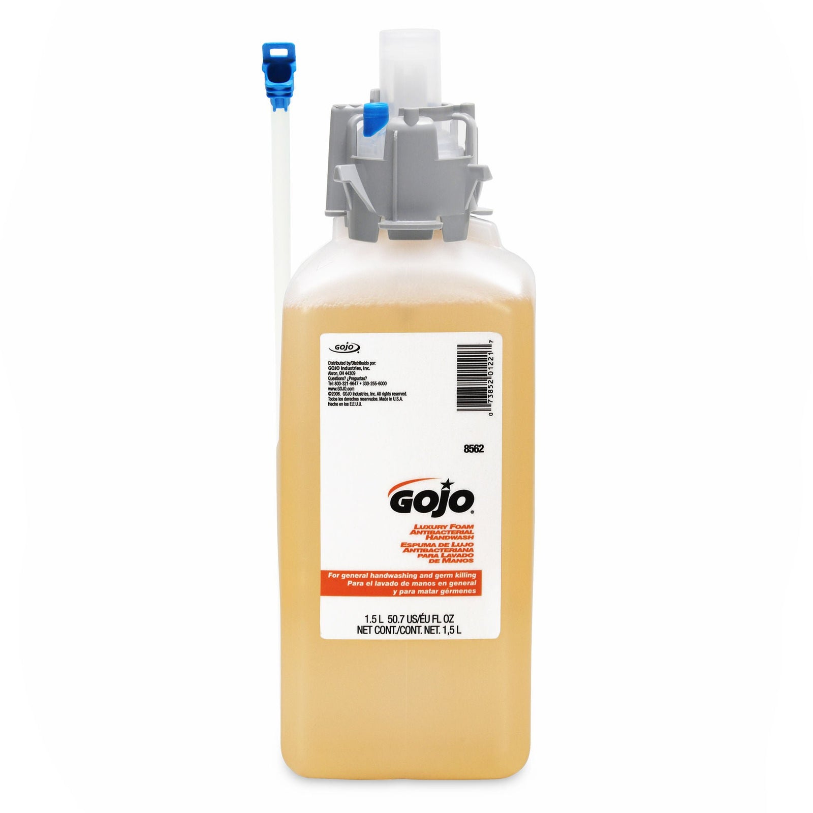 GOJO Antibacterial Luxury Foam Handwash, 1500 mL Dispenser Refill