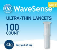 Wavesense® 33 Gauge Lancet for Lancing Device - Case of 20