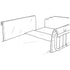 Skil-Care Classic Bed Side Rail Bumper Pad - Half Size 1 x 15 x 37 Inch