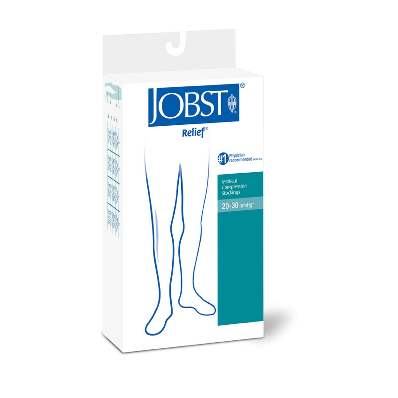 Jobst Relief Thigh High Compression Stocking, Large, Beige