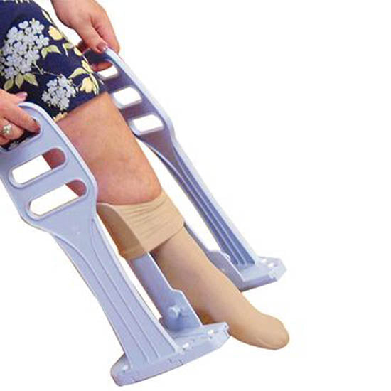 Compression Stocking Aid Deluxe Heel Guide 5 Inch Cone Width / 17 Inch Handle Length