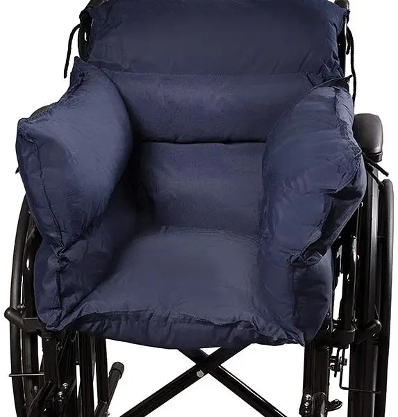 Briggs Wheelchair Comfort Cushion Liner - Navy, 16" x 16" Seat