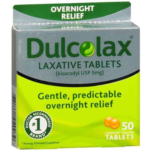 Dulcolax Laxative Tablets 5 mg, Box of 50