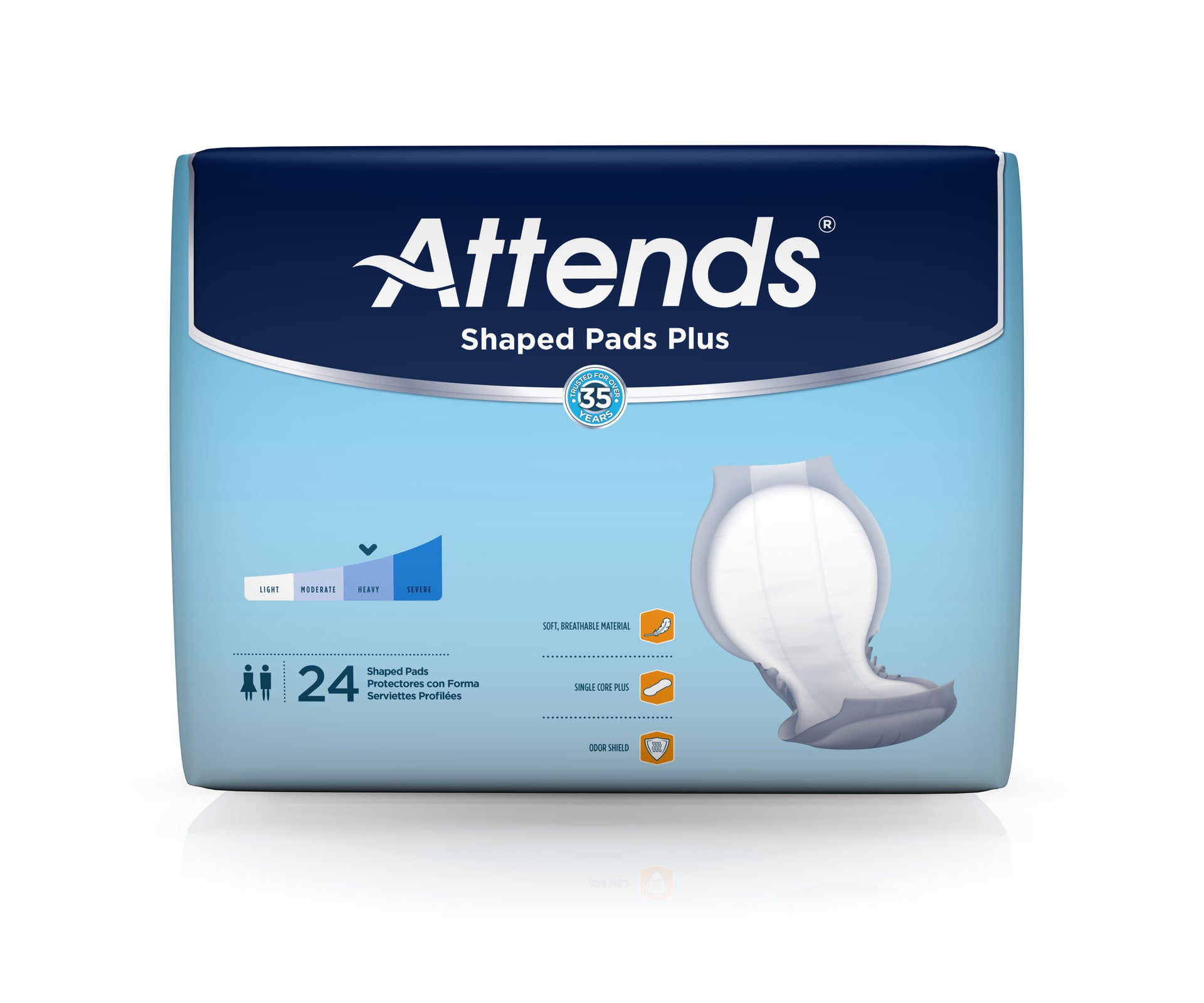 Attends Healthcare Shaped Plus Pad