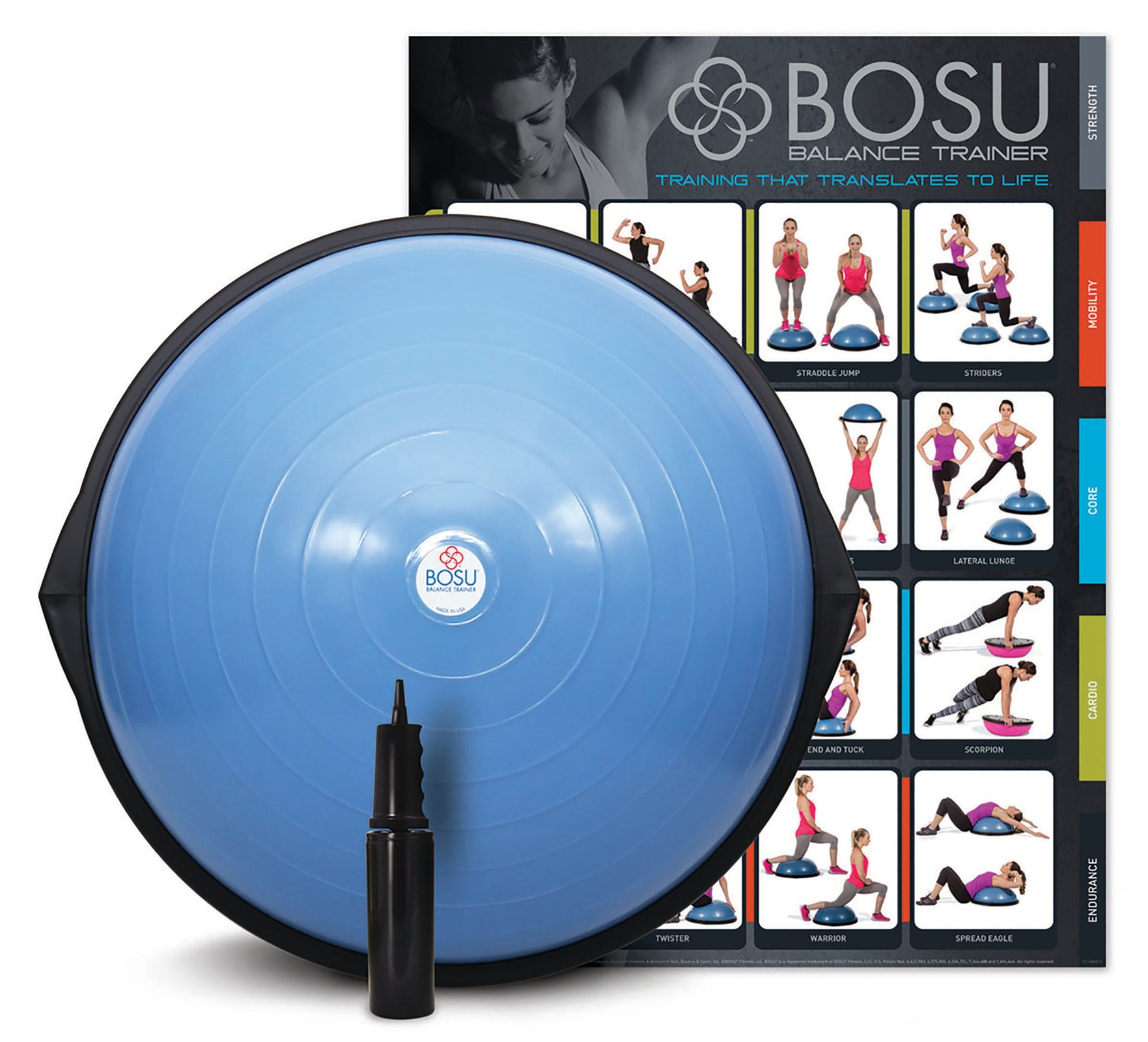 BOSU® HOME Balance Trainer Exercise Dome - 25 Inch Diameter